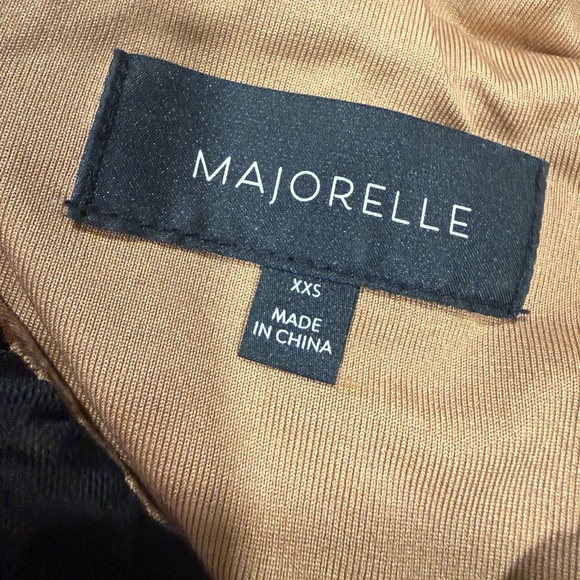 MAJORELLE Black Ruched Midi Dress - Picture 2 of 3